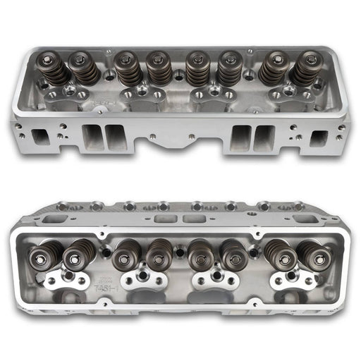 DURAFORCE Aluminum Cylinder Heads 190cc 64cc 2.02 1.60 for SBC Chevy 350 Pair