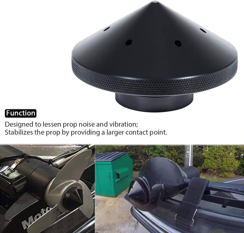 GFEL-MK-BK-DP Eliminator Trolling Motor Prop Nut for MinnKota 80 101 112
