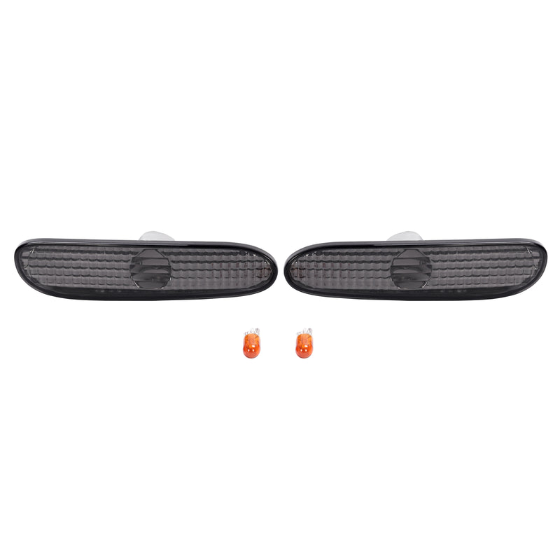 Front Smoke Bumper Side Marker Lights Lamp for Dodge Neon 2000-2005 LH & RH Pair