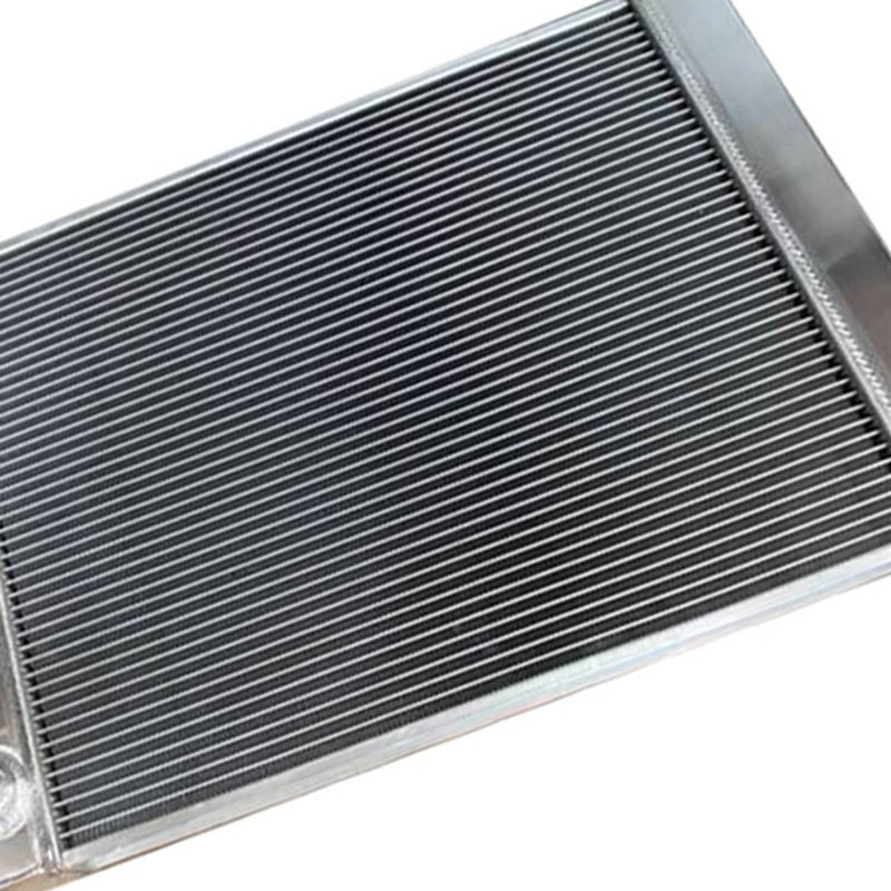 28x19x3 Universal All Aluminum Racing Radiator 2 Row Double Pass for Chevy GM