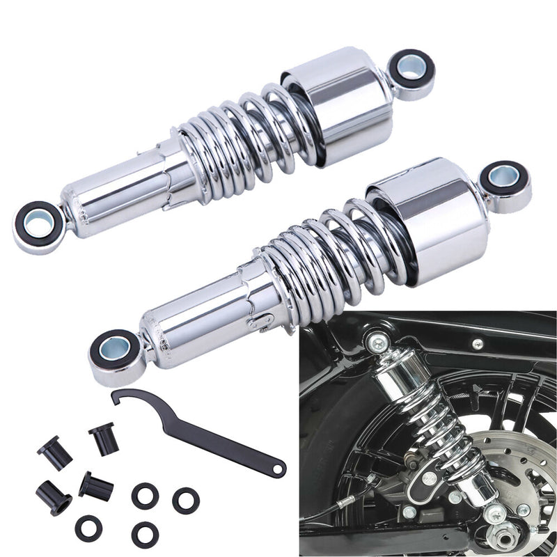 10.5'' Rear Shocks Absorber Pair for Harley Sportster XL 883 1200 Lowering
