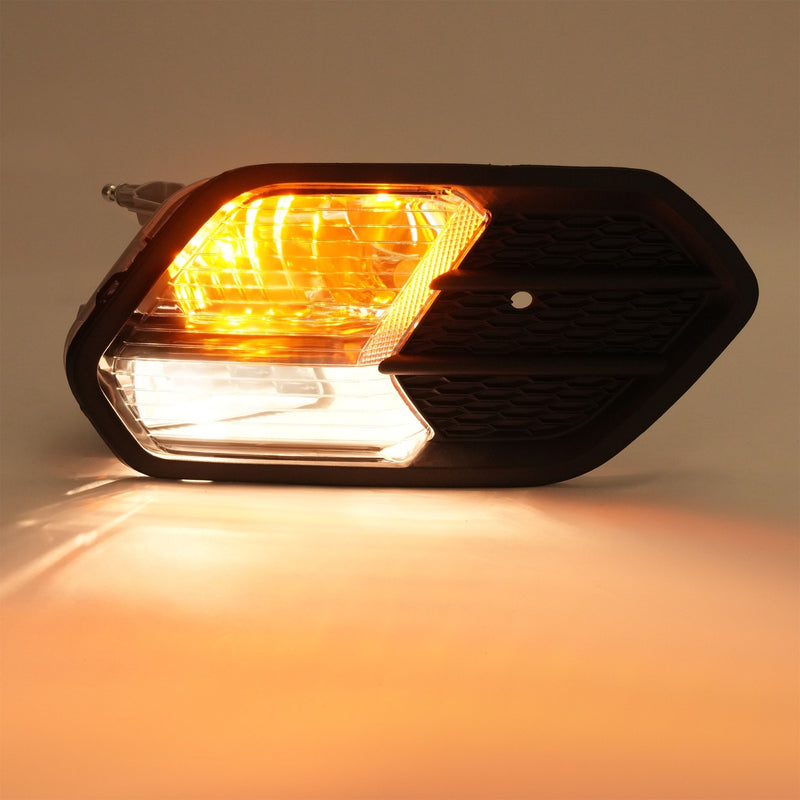 Right Side Fog Light with Black Bezel Cover for Ford Escape Kuga 2017 2018 2019