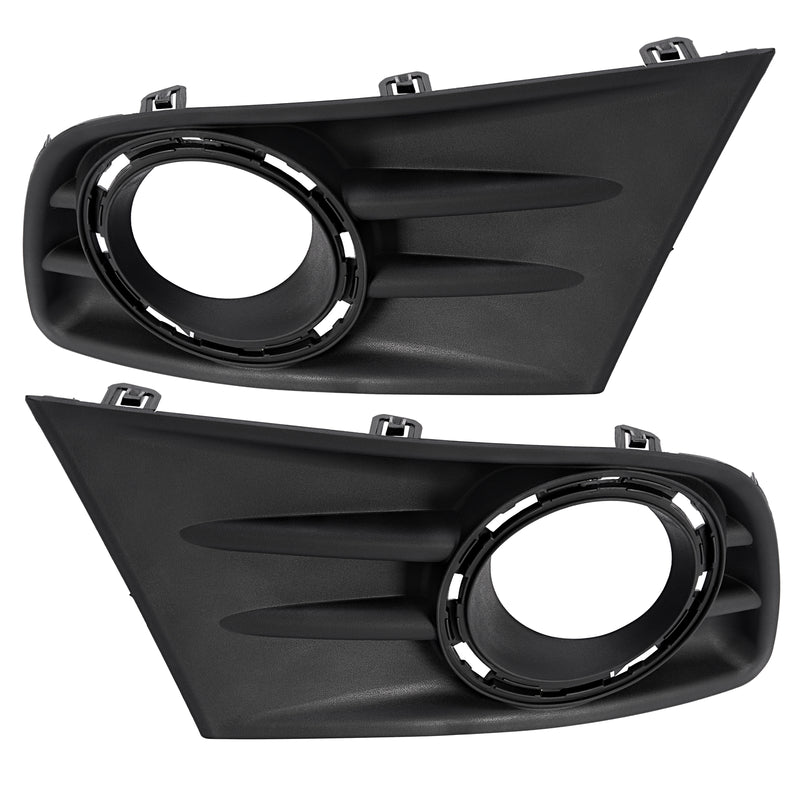 Pair Front Bumper Fog Light Lamp Cover Bezel Trim for Honda Pilot 2012-15 LH+RH