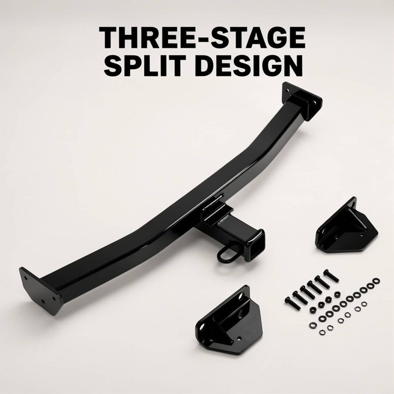 DURAFORCE Class 3 Rear Bumper Trailer Hitch 2" Tow Receiver for Ford Ranger 2019-2023