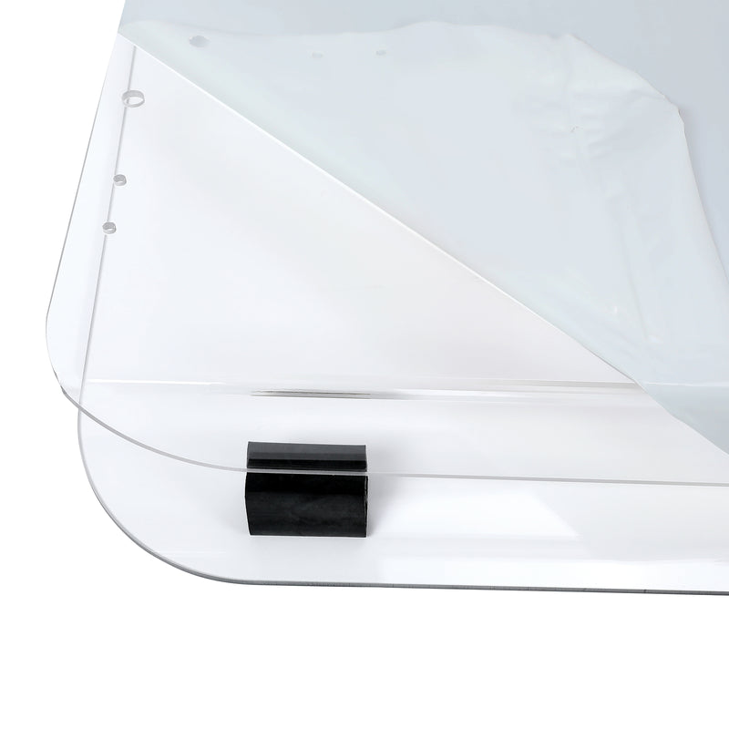 Clear Folding Windshield Windscreen for Yamaha G2 G9 1985-1995 Cart