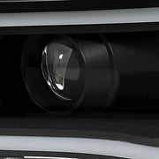 DURAFORCE Black LED DRL Dual Square Projector Headlights for Chevy Colorado 2015-2022