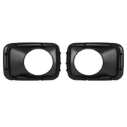 DURAFORCE Fog Light Trim Cover for Honda Pilot 2009 2010 2011 Black Driver & Passenger