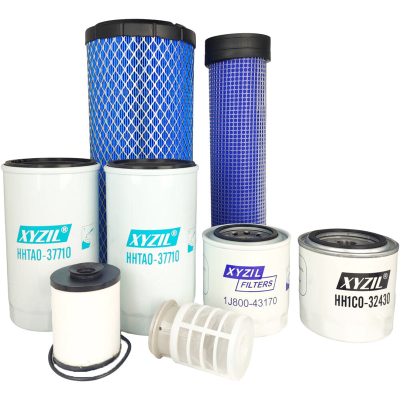 Filter Kit for Kubota M7060HD M7060HD12 M6060HFC V3307-CR-TE4 M6060HDCC