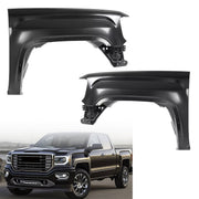 DURAFORCE Fender for GMC Sierra 2500 HD/3500 HD/1500 2014-2019 Front Driver&Passenger Side