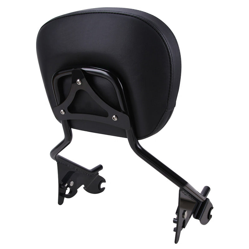 Backrest Sissy Bar Luggage Rack for Harley Touring Models 2009-2024 Black