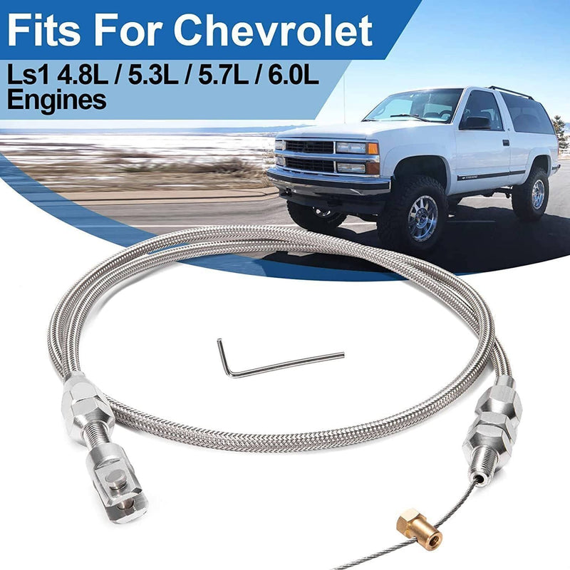LS 92MM Throttle Body with Position Sensors TPS IAC Throttle Gas Cable Kit