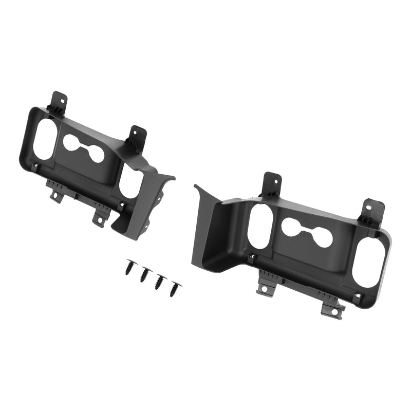 LH RH Front Bumper Tow Hook Trim Cover Panel for Ford Super Duty 17-19 Pair