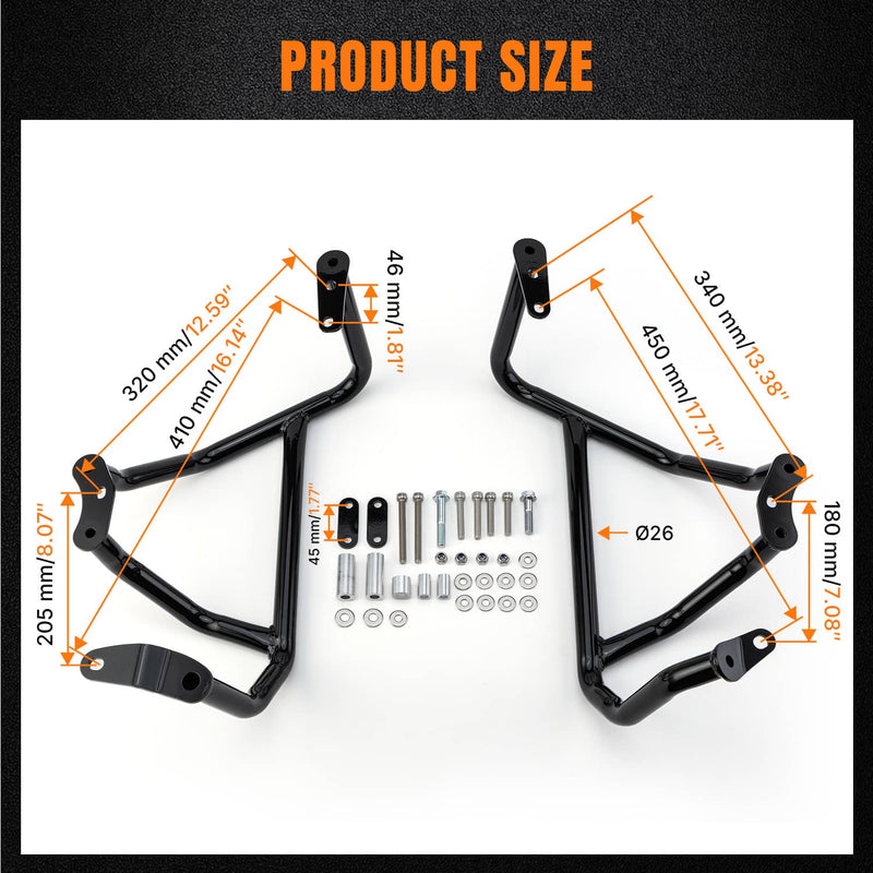 Engine Guard Crash Bar for Honda Goldwing GL1800 F6C F6B Bagger 2018-2025