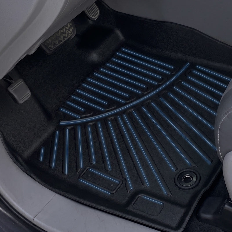 Floor Mats for Toyota Highlander 2008-2013 1st 2nd 3rd Row Liners Set of 3