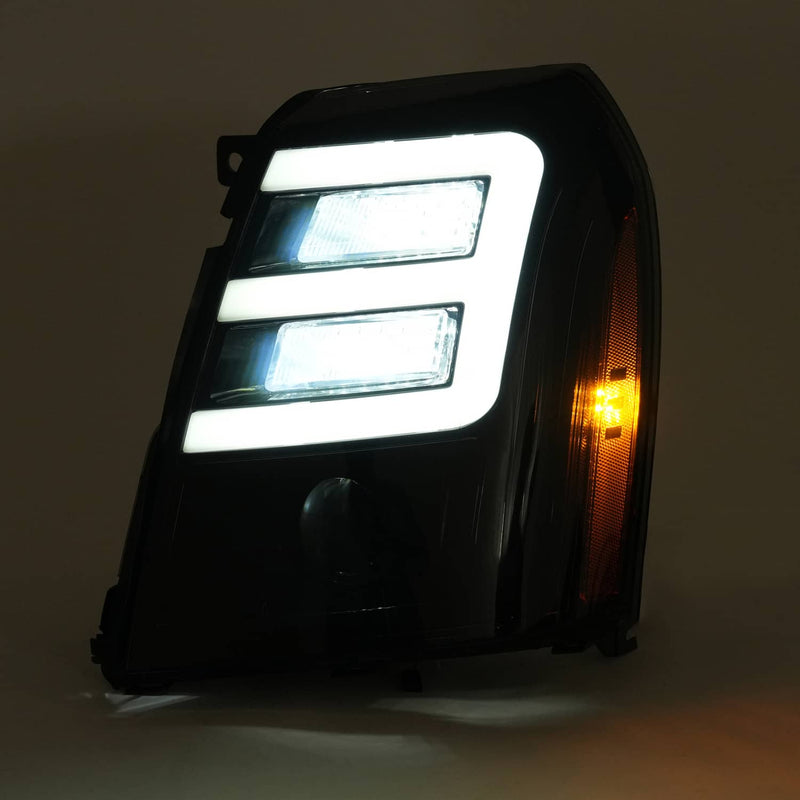 DURAFORCE LED Projector Headlights HID/Xenon for Cadillac Escalade 2007-2010-2014 ESV EXT
