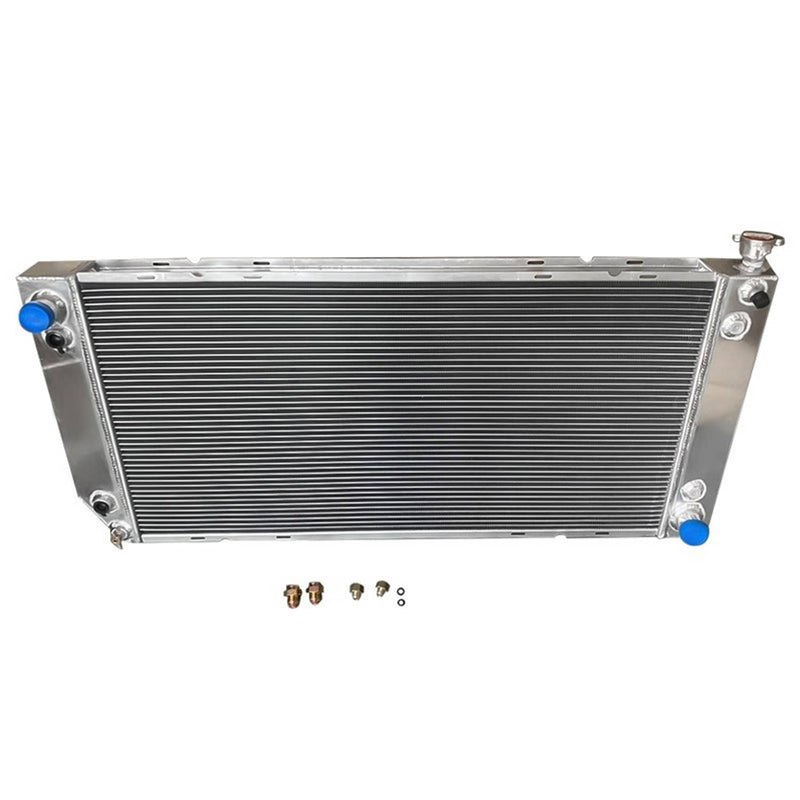 Aluminum Radiator 4 Row for Chevy GMC C/K 1500 2500 3500 Truck 1988-99 5.7 7.4L