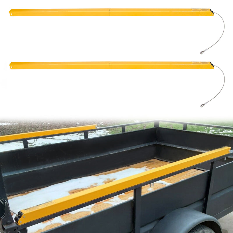 350 lbs Tailgate Utility Trailer Gate Ramp Lift Assist System 2 x 2 x 72 L