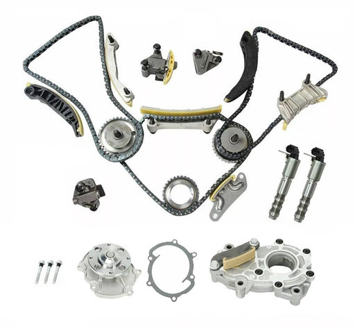 DURAFORCE Timing Chain Kit Oil Pump Water Pump VTC Solenoid for 07-16 Cadillac Suzuki