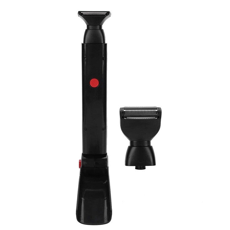 Electric Back Shaver for Men Long Handle Body Hair Removal Facial Razor Trimmer