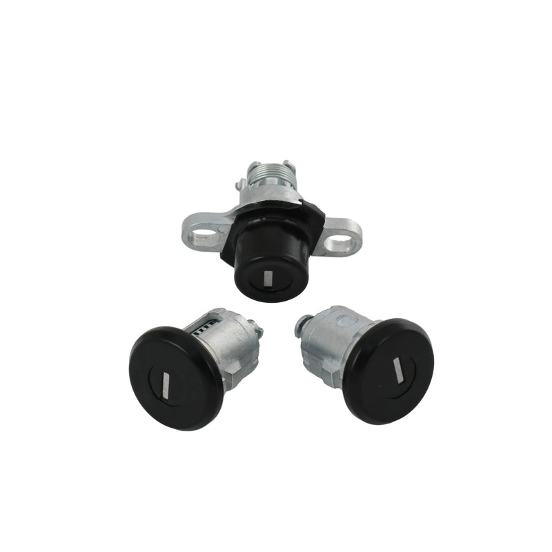 PY472 Black Doors & Hatch Lock Cylinder Set for 1993-2002 Camaro Firebird