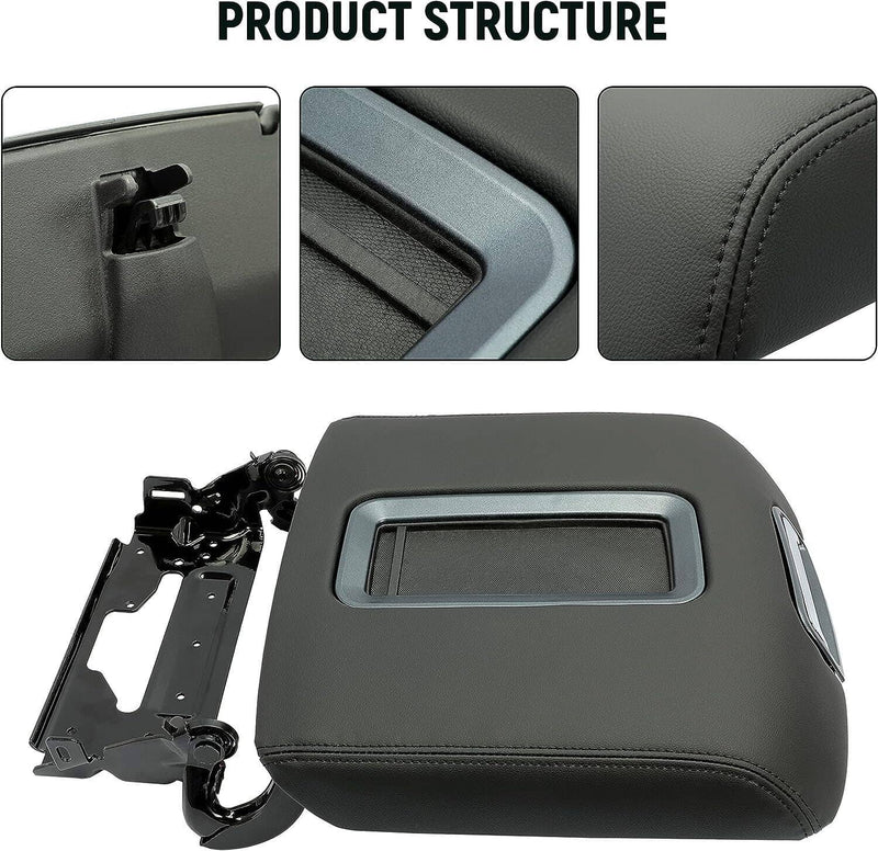 Leather Center Console Armrest Lid for Chevrolet Tahoe 2015-2019 0227083AA