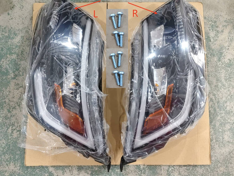 Headlights Assembly w/LED DRL for Ford Explorer 2016-2019 Left Right Pair