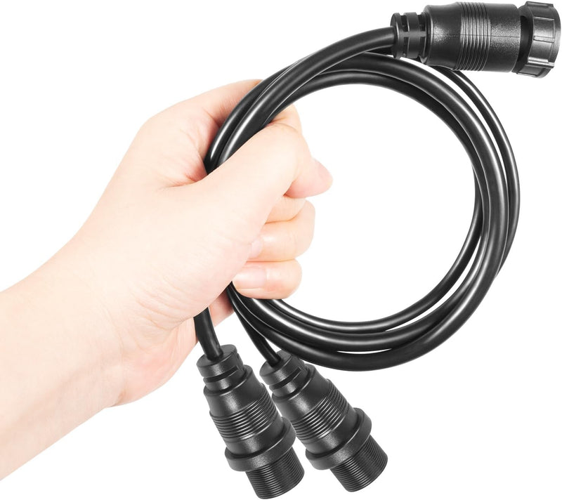 720111-1 14 M ID SIDB Y Splitter Cable for Humminbird SOLIX And APEX Fish Finder