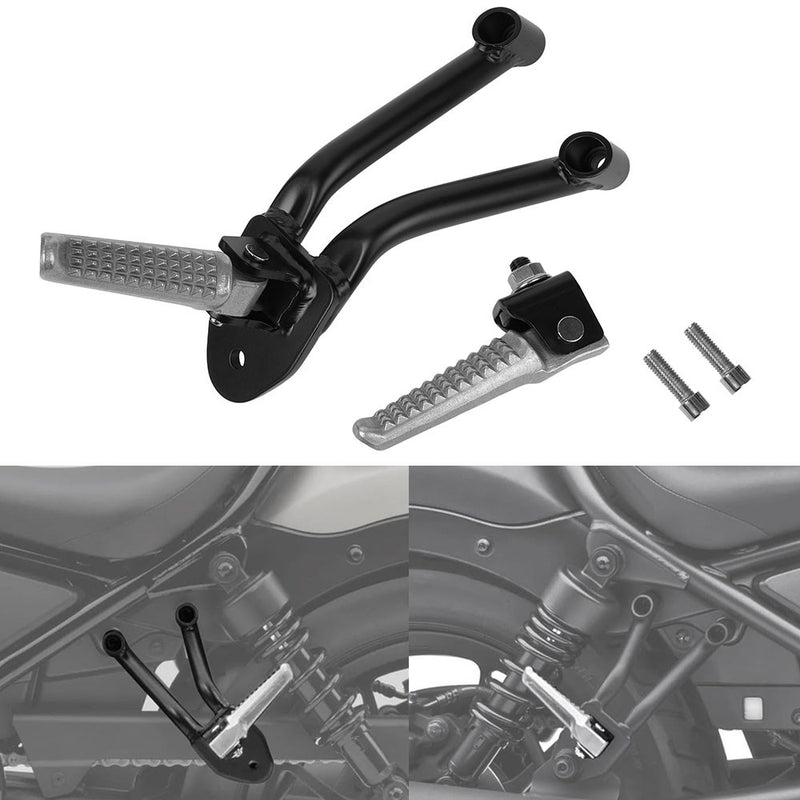 Rear Passenger Footpegs Footrests Fit for Honda Rebel CMX300 CMX500 2017-up