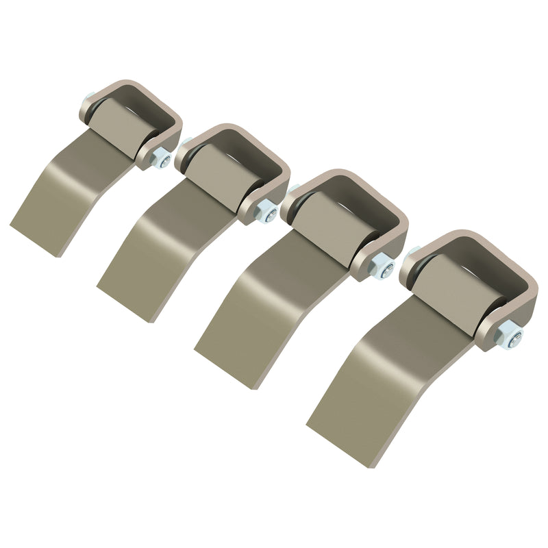 4 Strap Style Long Leaf Steel Weld On Dump Trailer Door Hinge Greaseable Cargo