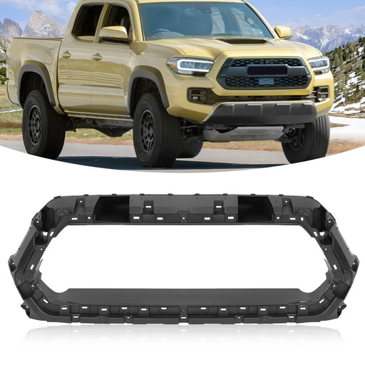 DURAFORCE Front Upper Grille Bracket Holder for Toyota Tacoma 2016-2022 Matte Black