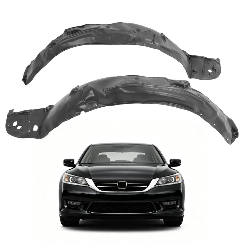 Front Inner Fender Liner Driver Passenger Side for Honda Accord Sedan 2013-15