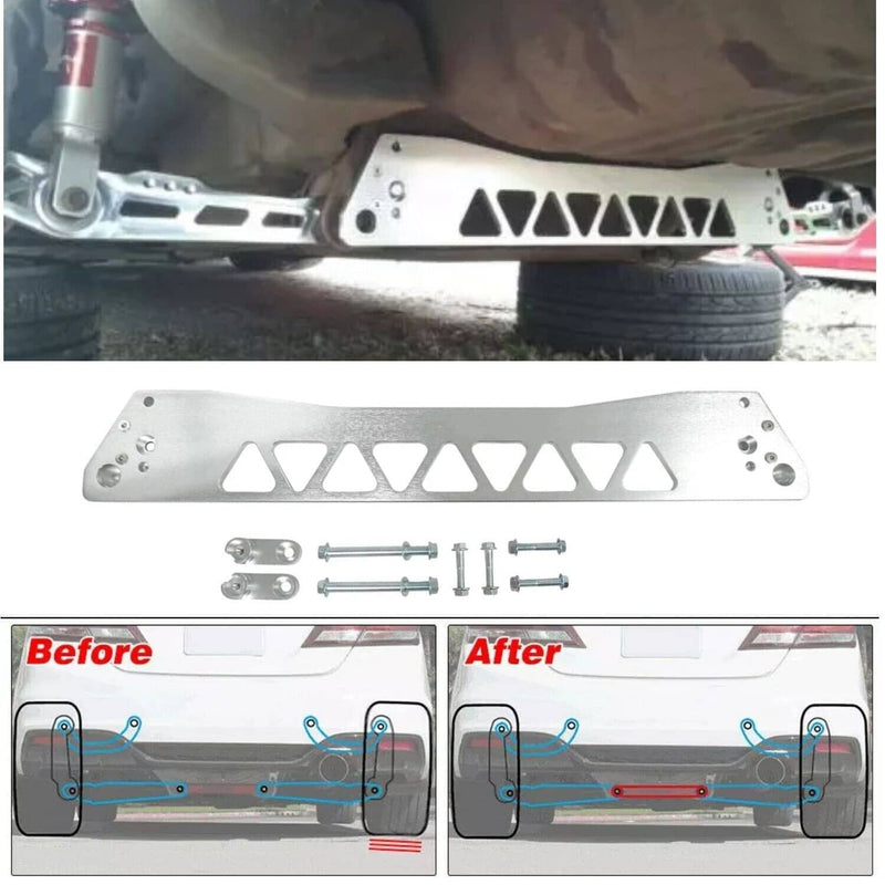 Rear Lower Control Arm Subframe Brace Tie Bar for Honda Civic EK
