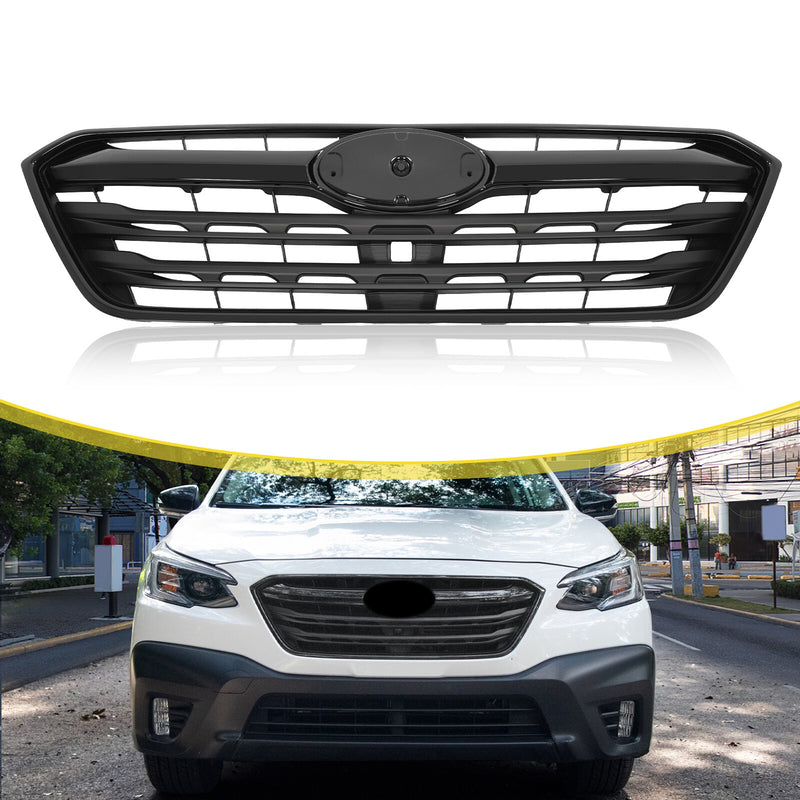 #91121AN08A Front Bumper Grill Grille All Black for Subaru Outback 2020-2022