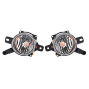 DURAFORCE Fog Lights Bumper Lamps with Black Bezel Molding for Chevy Malibu 2013-2016