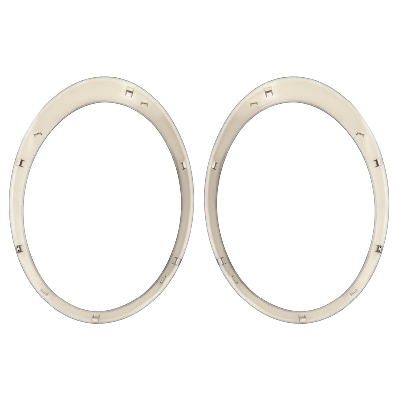 Black Headlight Trims Ring Bezels Cover for Mini Cooper R55 R56 2007-2015 Pair