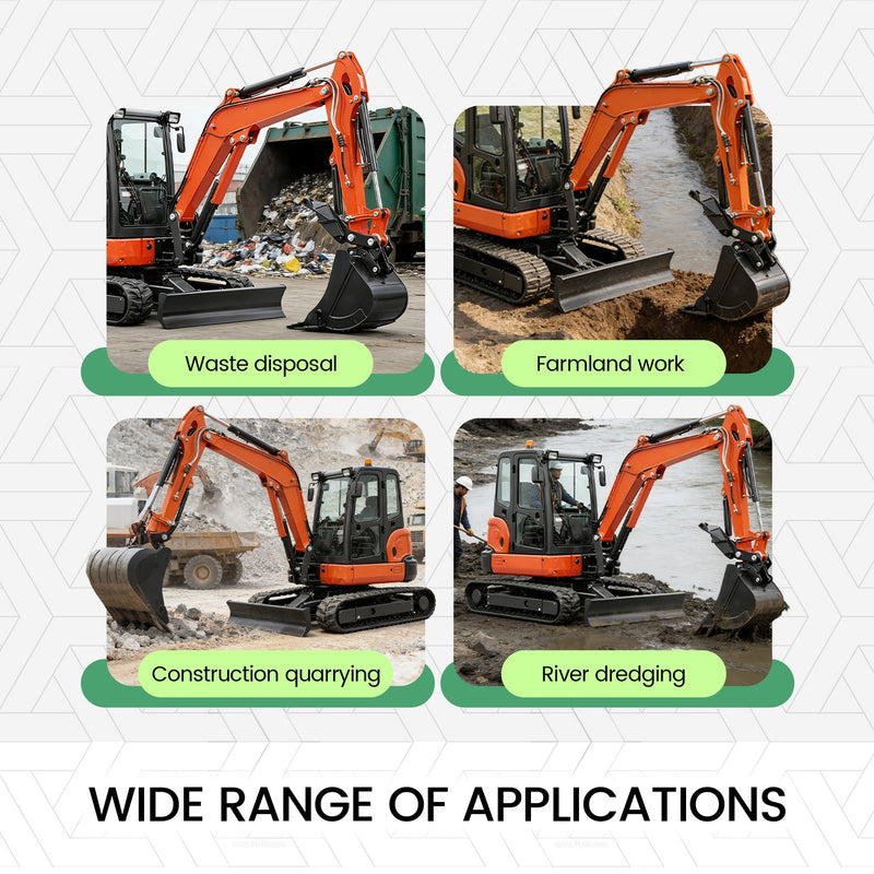 W/Plate Quick Attach Brackets Bucket Ears for Kubota KX040 U35 KX71 KX91 KX121