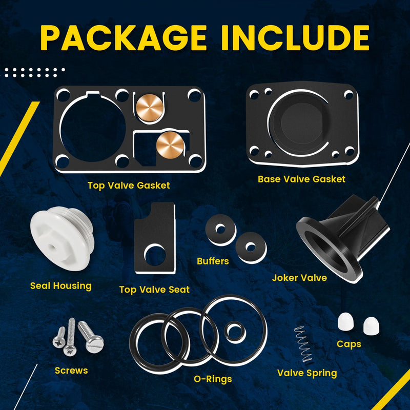 Jabsco 29045-2000 Twist N Lock Marine Manual Toilet Service Kit 98-07 Replace