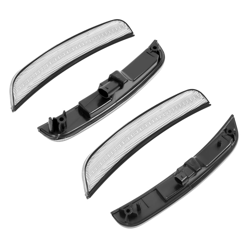 Clear LED Front & Rear Side Marker Lights for Chrysler 300 2015-2023 4 Pieces