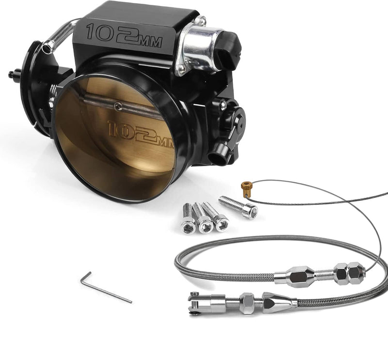 102MM LS Throttle Body with Position Sensors TPS IAC Throttle Gas Cable Kits