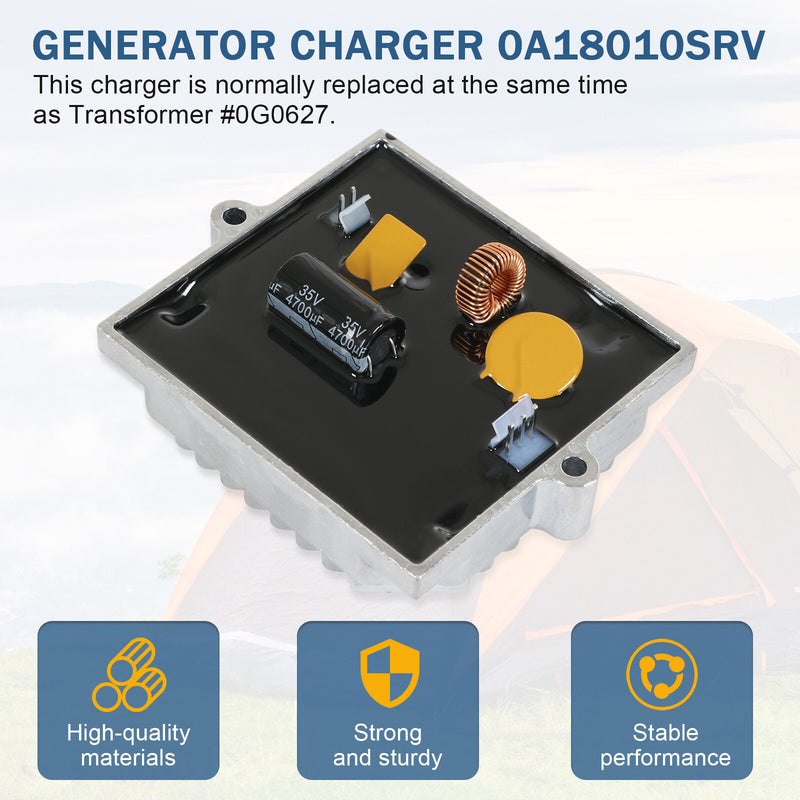 0A18010SRV 12V Engine Battery Charger Assembly for Generac Generator 4390-0
