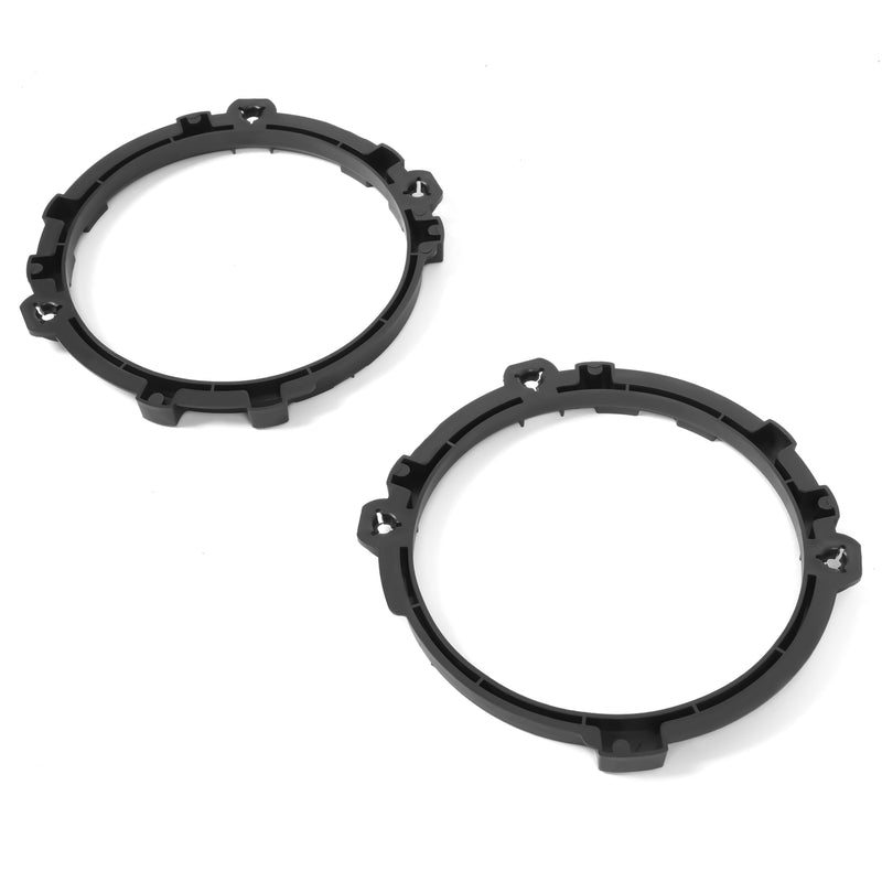 Black 7" Headlight Replacement Mount Bracket Ring for Jeep Wrangler 1997-2006