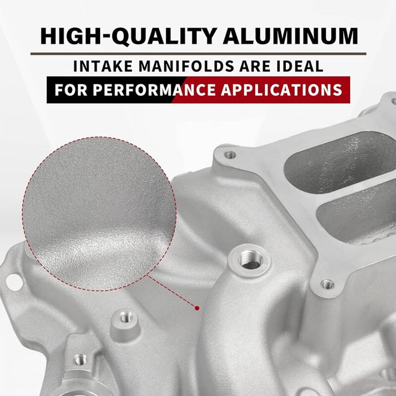 22026 Aluminum Dual Plane Intake Manifold for SBC Chevy 350 Small Block