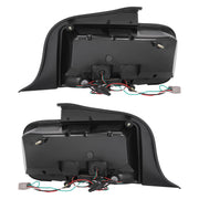 DURAFORCE LED Tube Signal Brake Lamps Smoked Tail Lights for Ford Mustang 2005-2009 Pair