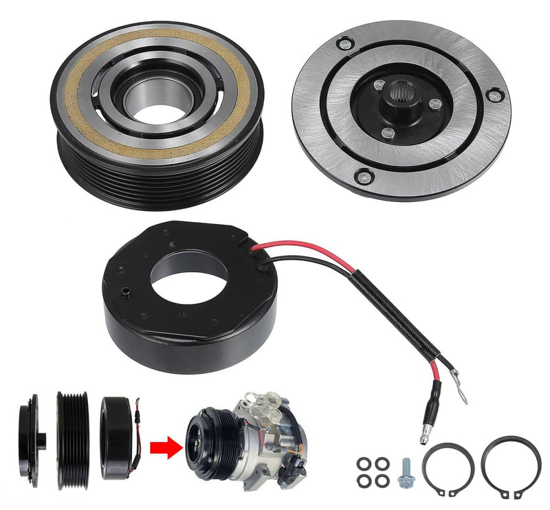 A/C Compressor Clutch Kit Pulley Coil for Toyota Tacoma 2.7L 4.0L 2005-2015