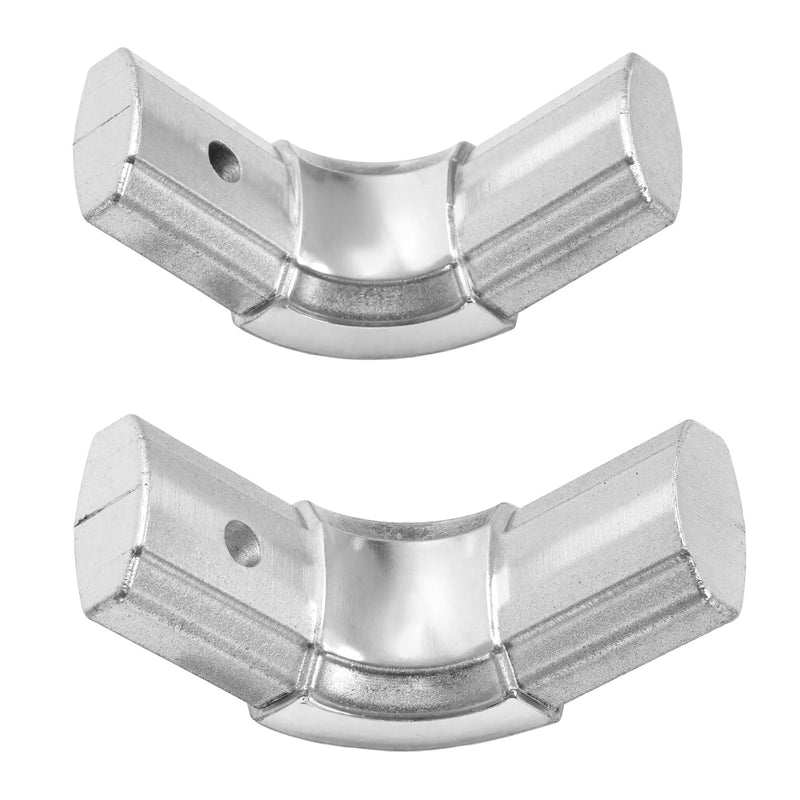 90 Degree Aluminum Arm Corner Joint for Dump Truck Tarp System Silver Pair