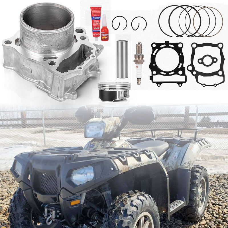 96.6mm Cylinder Piston Top End Rebuild Kit for Polaris Sportsman 550 XP 2009-14