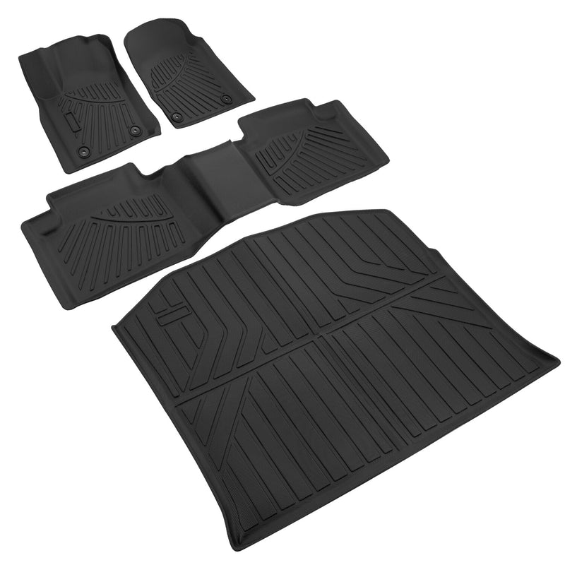 TPE Floor Mats Cargo Liner for Toyota 4Runner 2013-2024 2 Row Liners