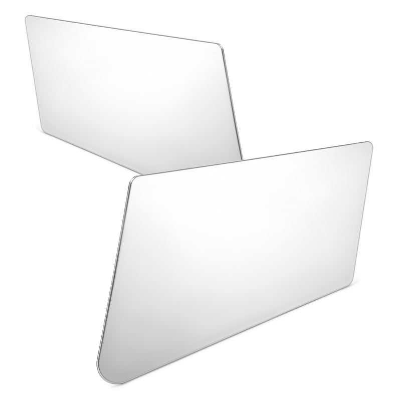 Fender Chrome Headlight Hood Trim Set Left Right Side for Volvo VNL 2004-2015