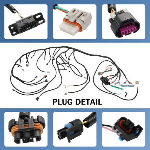 DURAFORCE T56 DBW Engine Wiring Harness Stand Alone LS3 for 4.8 5.3 6.0 Drive By Wire 03-0