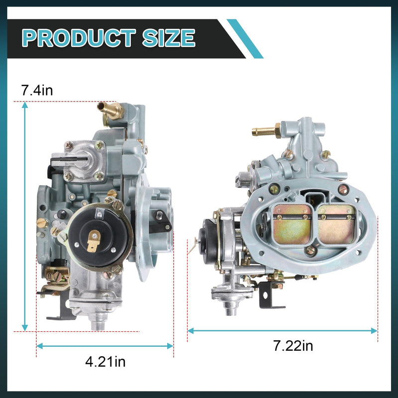 32/36 DFEV Progressive Carburetor Electric Choke for VW Fiat Ford